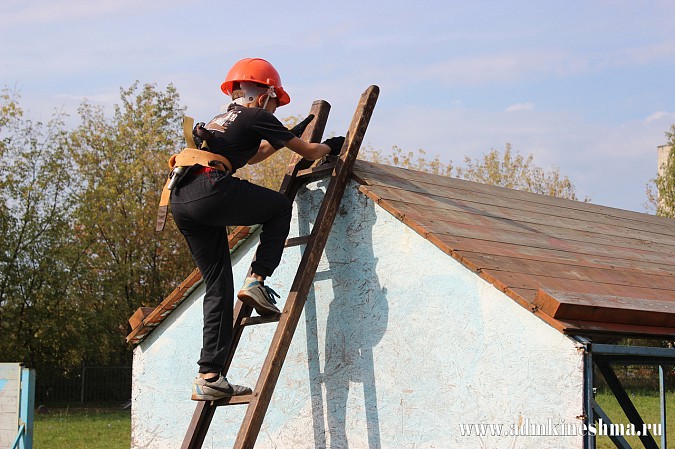 В Кинешме соревновались юные пожарные фото 6