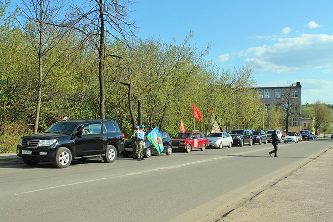Автопробег десантников Ивановской области завершился в Кинешме фото 15
