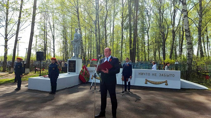 На кладбище «Затенки» в Кинешме состоялся митинг в честь Дня Победы фото 5