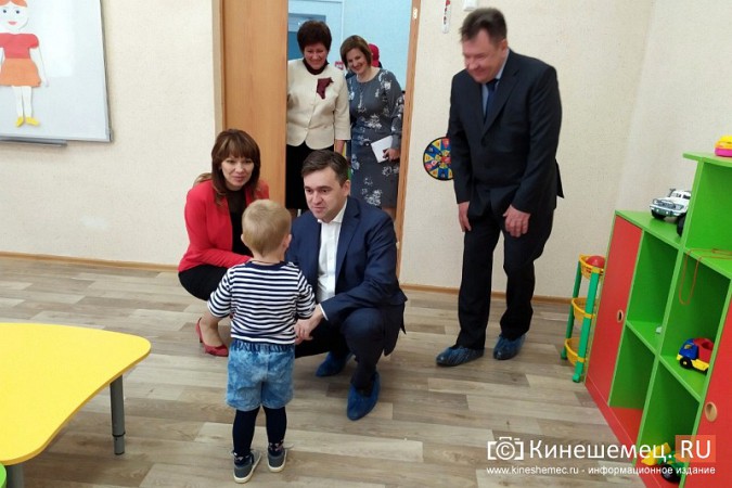 Станислав Воскресенский посетил в Кинешме новый детский сад фото 23