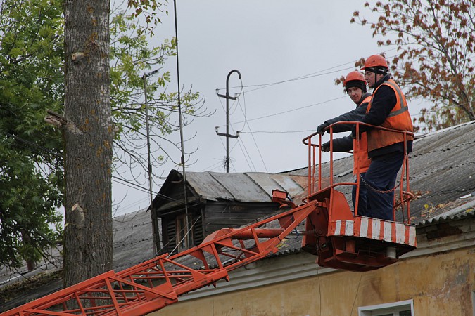 Председатель Кинешемской думы проконтролировал спил тополей на «2-й фабрике» фото 5