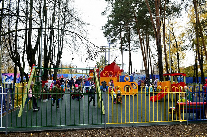 В Наволоках открыли новую детскую игровую площадку фото 7