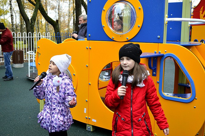 В Наволоках открыли новую детскую игровую площадку фото 14