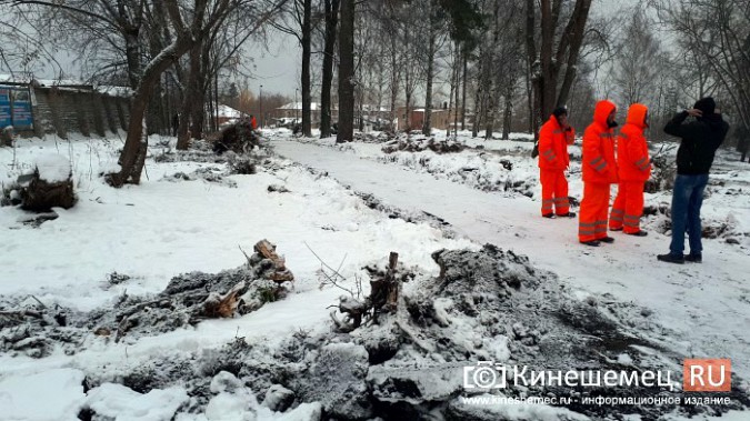 Специалисты из поселка Краснопахорского взялись за продолжение реконструкции главного парка Кинешмы фото 8