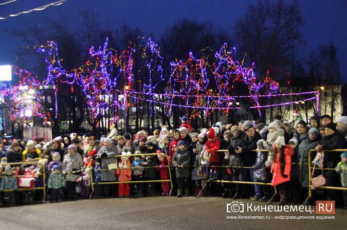 На главной новогодней елке Кинешмы зажгли огни фото 2