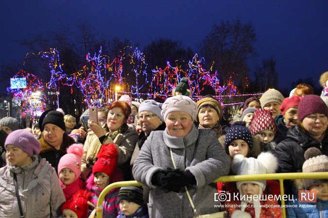 На главной новогодней елке Кинешмы зажгли огни фото 8