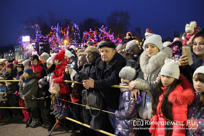 На главной новогодней елке Кинешмы зажгли огни фото 7