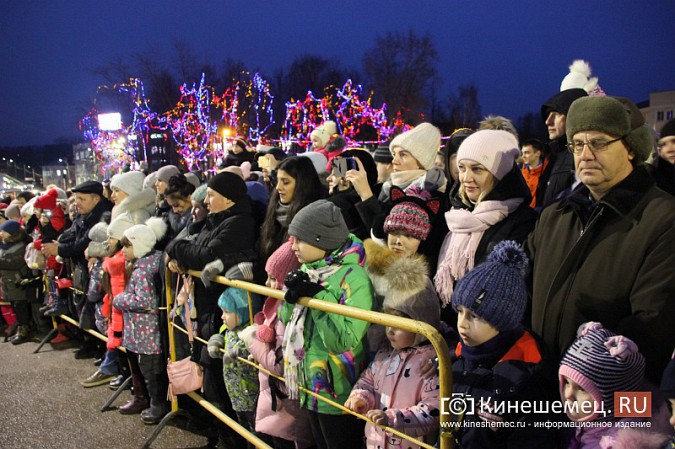 На главной новогодней елке Кинешмы зажгли огни фото 6