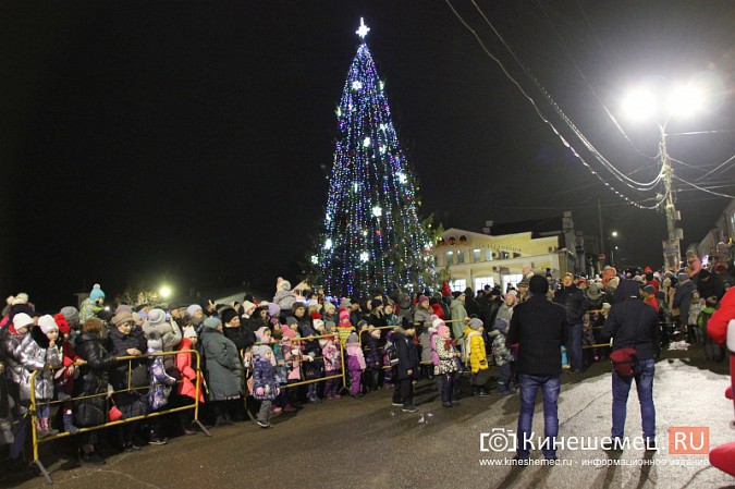 На главной новогодней елке Кинешмы зажгли огни фото 17