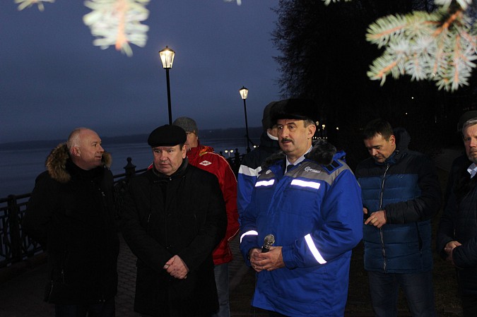 Мэр Кинешмы в ходе телемоста доложил губернатору о глобальной замене светильников фото 2