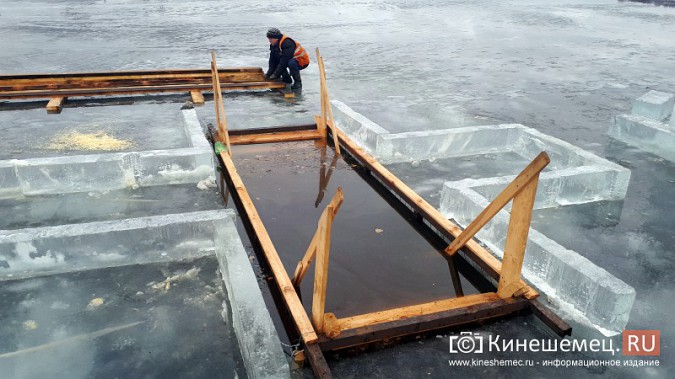 Для безопасности православные Кинешмы пойдут к купели по деревянным настилам фото 5