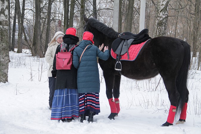 Кинешемское казачество пришло проводить зиму в парк на «1-й Фабрике» фото 7