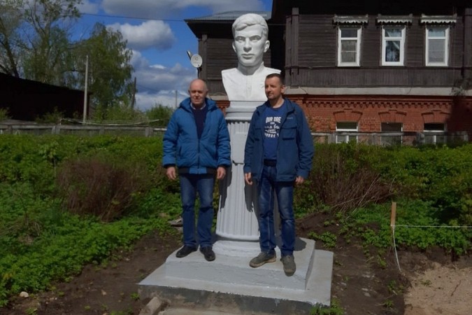 В Кинешме установили бюст Героя Советского Союза Виктора Кудрявцева фото 4