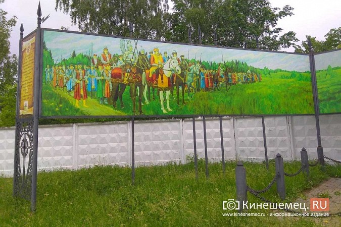 Героическая диорама на Вичугской выгорает на солнце фото 2