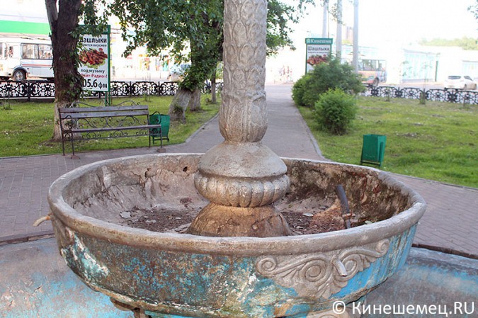 Два фонтана в Кинешме до сих пор не начали работу фото 6