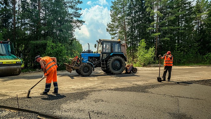 Завершается ремонт первого участка дороги на направлении Пучеж-Мыт фото 4