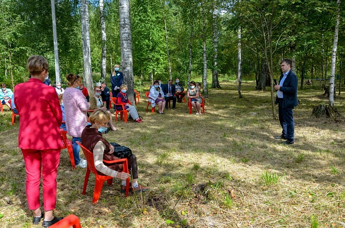 Развитие Заволжска с местными жителями обсудил губернатор Станислав Воскресенский фото 4