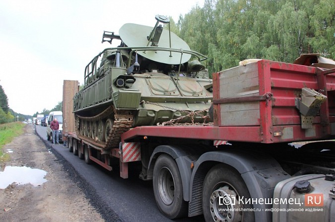 Доставленный в Кинешму ЗРК «Куб» устроил маневры на базе УГХ фото 4