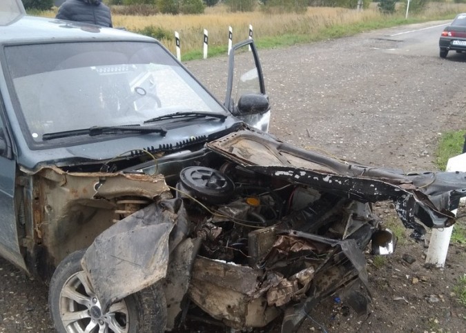 В Ивановской области «девятка» столкнулась с «Орланом» фото 2