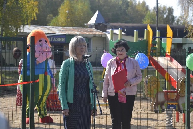 В Наволоках установили новую детскую площадку фото 18