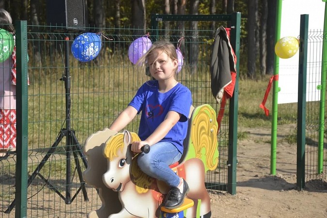 В Наволоках установили новую детскую площадку фото 7