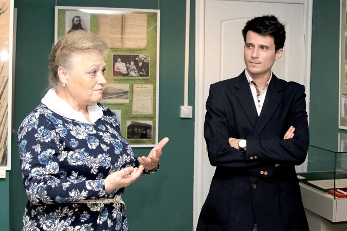 Правнук маршала Василевского посетил Картинную галерею Кинешемского музея фото 2