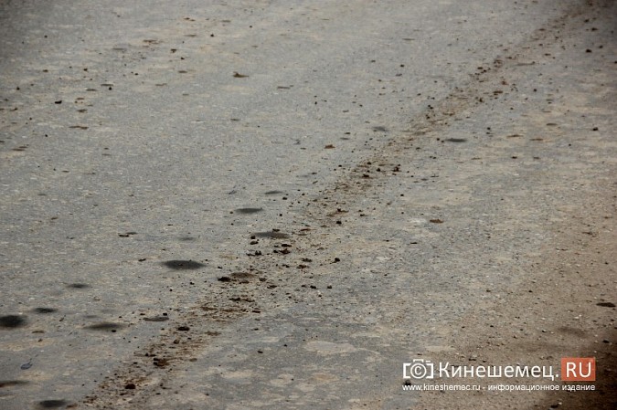 Кинешемцы жалуются на грязные следы от техники со стройки бассейна фото 13