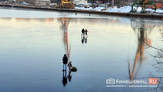 Кинешемцы облюбовали речные просторы для катания на коньках фото 16