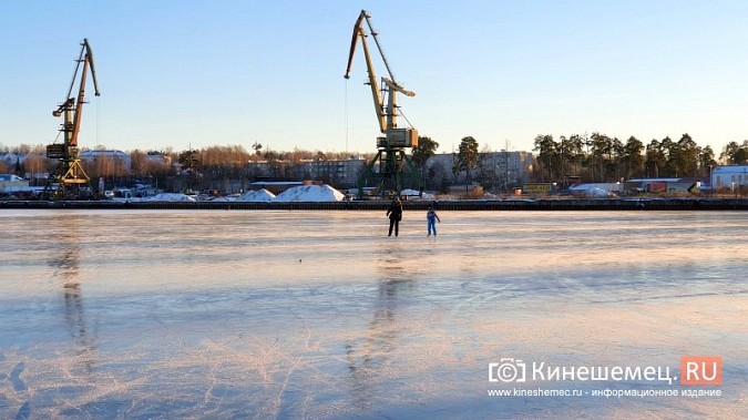 Кинешемцы облюбовали речные просторы для катания на коньках фото 20