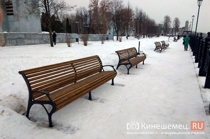 Скамейки в кинешме за три миллиона