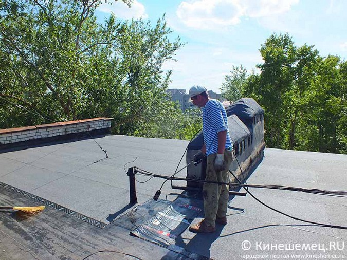 Крыши многоквартирных домов в Кинешме капитально ремонтируют фото 10