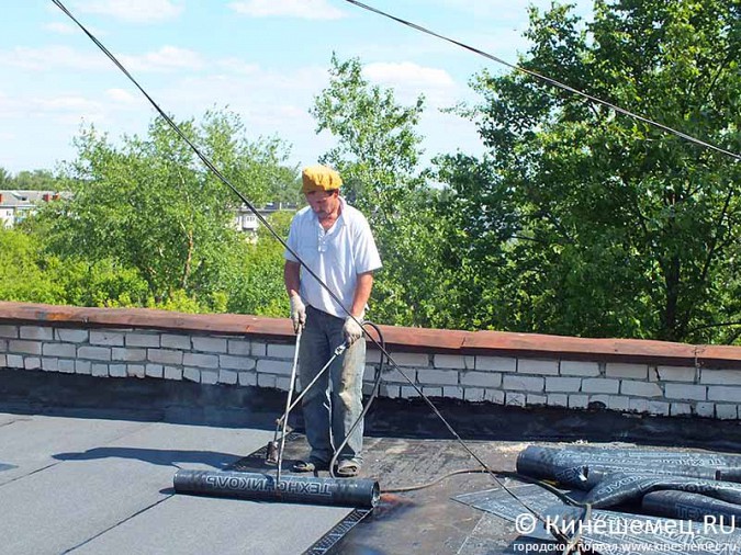 Крыши многоквартирных домов в Кинешме капитально ремонтируют фото 9