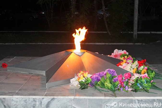 В Кинешме загорелась «Свеча памяти» фото 2