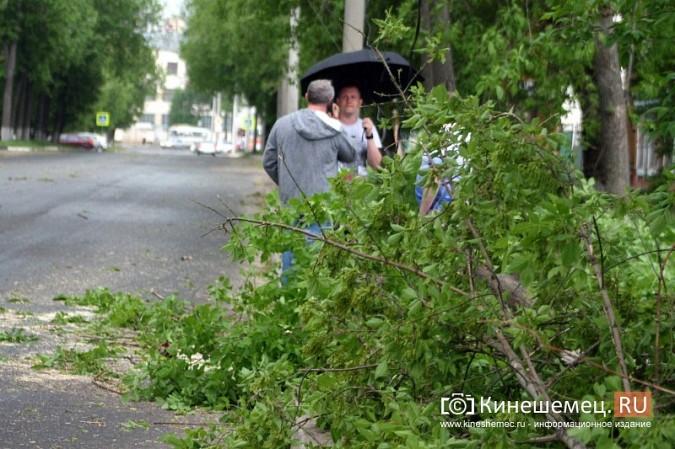 В Кинешме ураганным ветром ломало деревья, рвало линии электропередач, разрушало лоджии фото 16