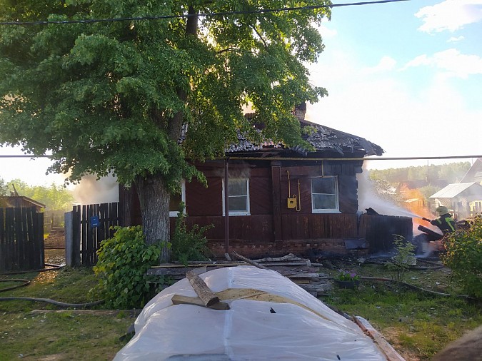 3 июня в Кинешме горел частный дом фото 2