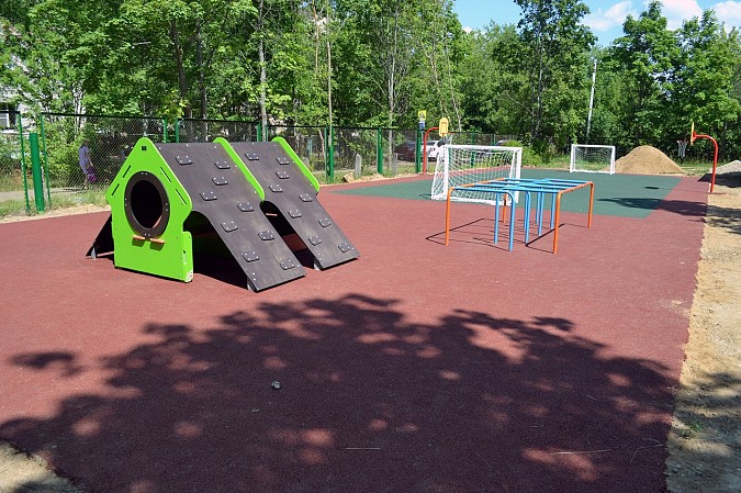 В пяти детских садах Кинешмы завершается установка современных спортивных площадок фото 2