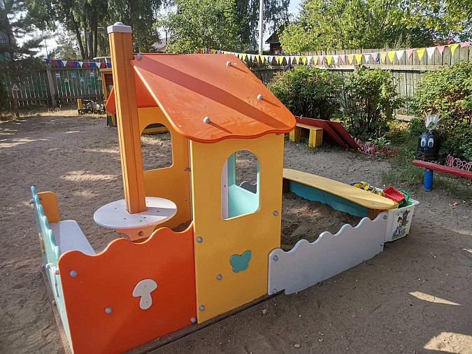 В кинешемском детском саду №22 по наказам депутатам от КПРФ установлена игровая площадка фото 3