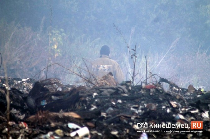 В Кинешме экологическая беда - горят тонны мусора на городской свалке в «Сокольниках» фото 9