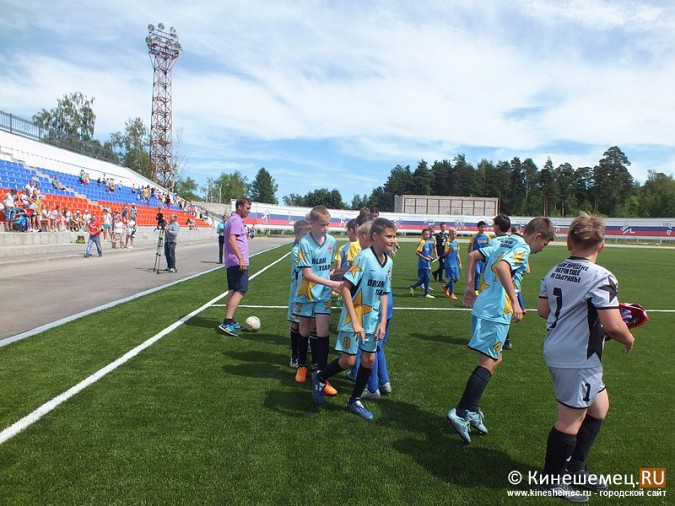 Официальное открытие поля на стадионе «Волжанин» в Кинешме состоялось фото 18