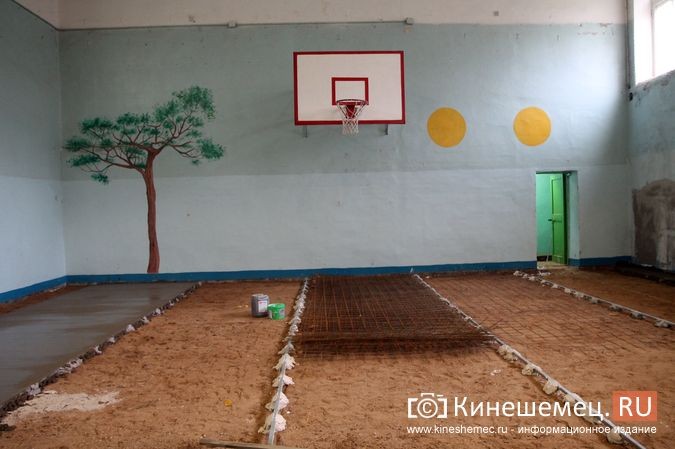 В трех кинешемских школах ремонтируют спортивные залы фото 11