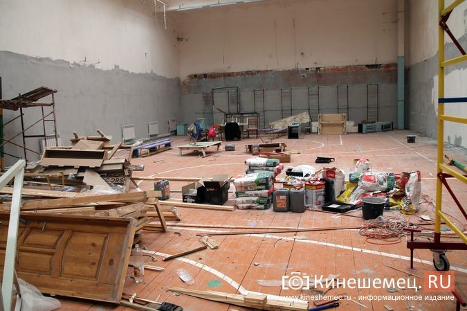 В трех кинешемских школах ремонтируют спортивные залы фото 20