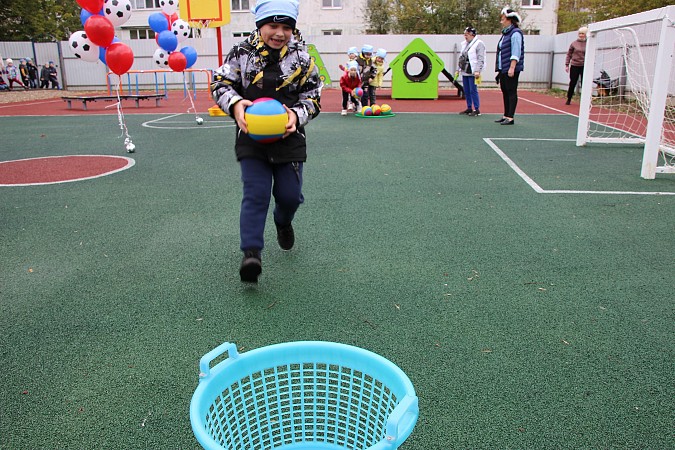 В трех Кинешемских детских садах открылись новые спортплощадки фото 5