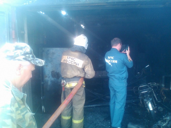 В Кинешемском районе сгорел гараж фото 2