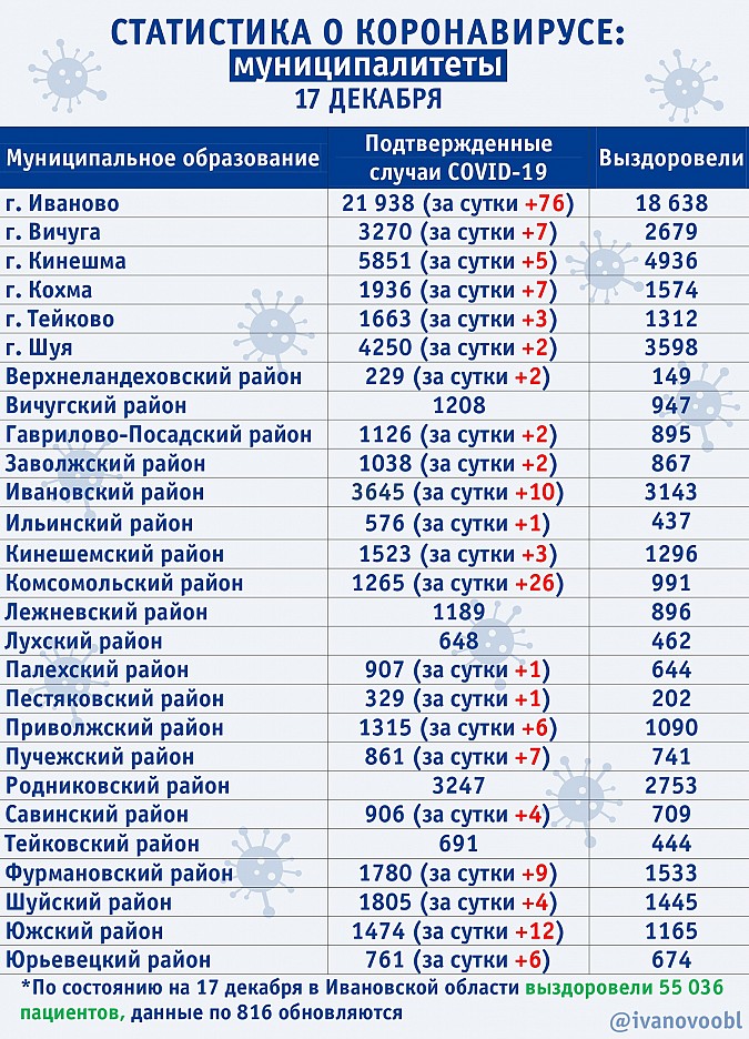 В Кинешме за сутки выявили 5 человек, заразившихся коронавирусом фото 2
