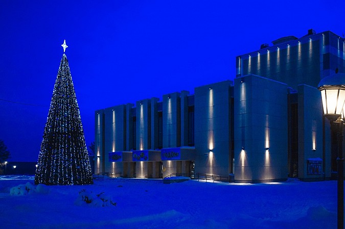 В Кинешме зажгли гирлянды на главных новогодних елках фото 3