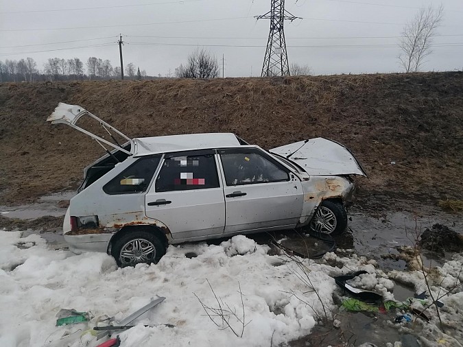 На трассе Кинешма-Пурех нетрезвый водитель без прав на ВАЗе попал в ДТП фото 3
