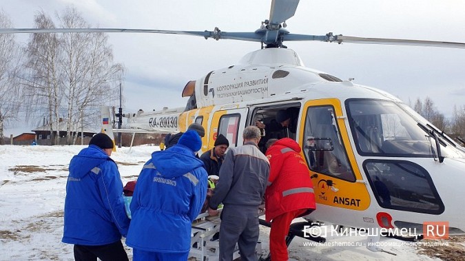 Вертолет санавиации доставил пациента с инсультом из Кинешмы в Иваново фото 4