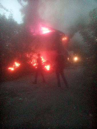 В Вичуге сгорело здание «Росгосстраха» фото 2