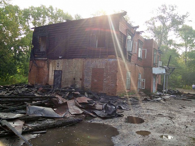 В Вичуге сгорело здание «Росгосстраха» фото 6