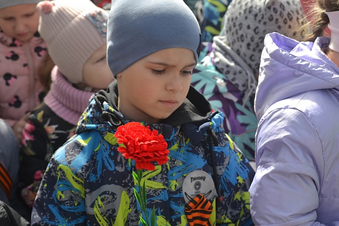На «Томне» прошел митинг в честь красноволжцев-фронтовиков фото 7